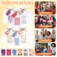Frienda motivational cards and organza bags, ideal gift packaging for events.