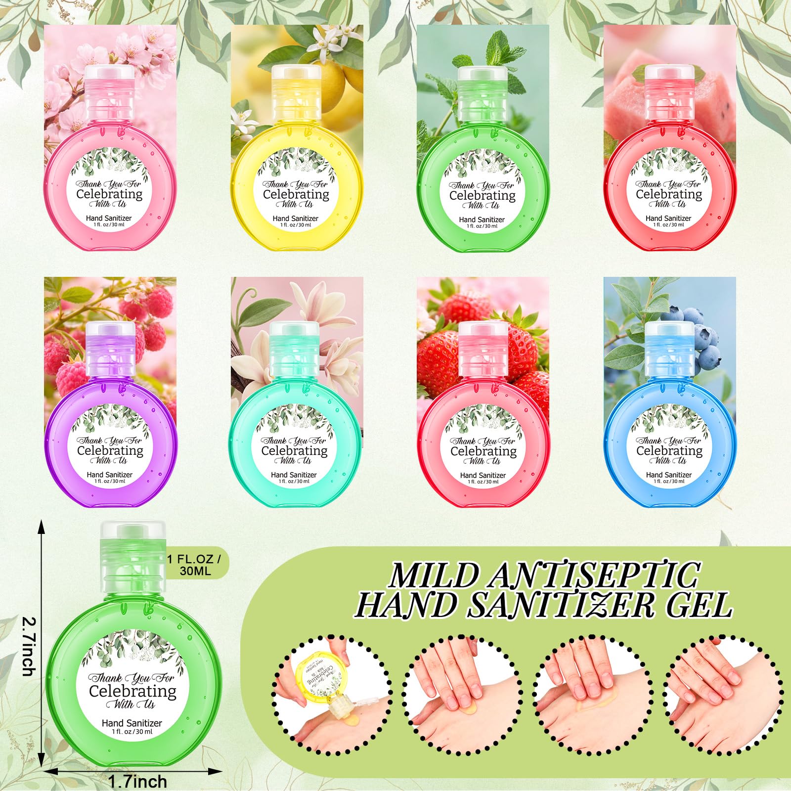 Frienda 1 oz travel-size bottle, ideal for purses and pockets