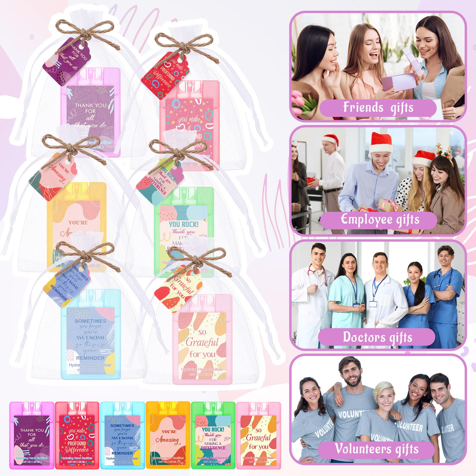 Frienda peach-scent sanitizer spray with light fragrance