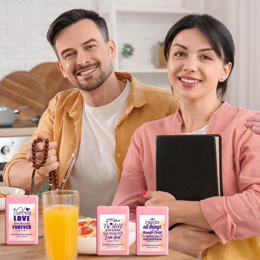 Frienda pink and purple bottle offers elegant, portable hygiene