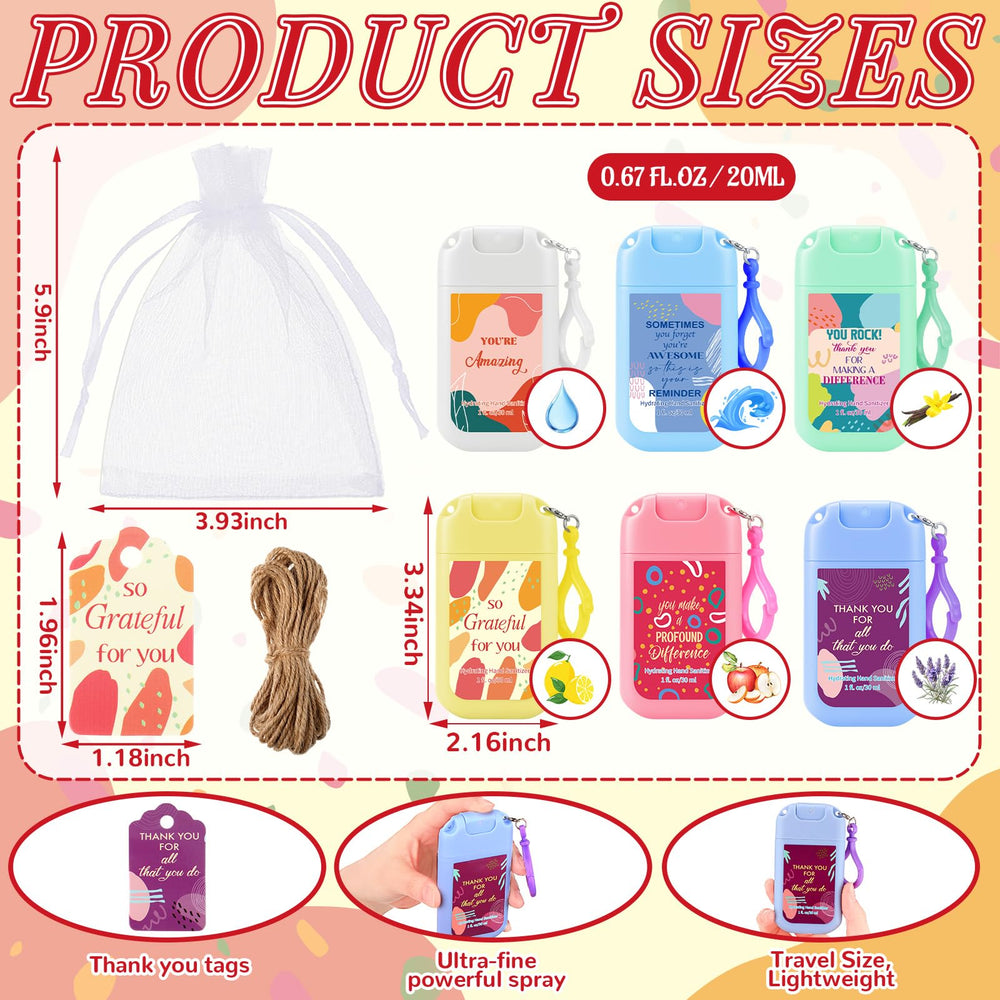 Frienda thank-you-bottle design hand sanitizer ideal for gifting colleagues and students.