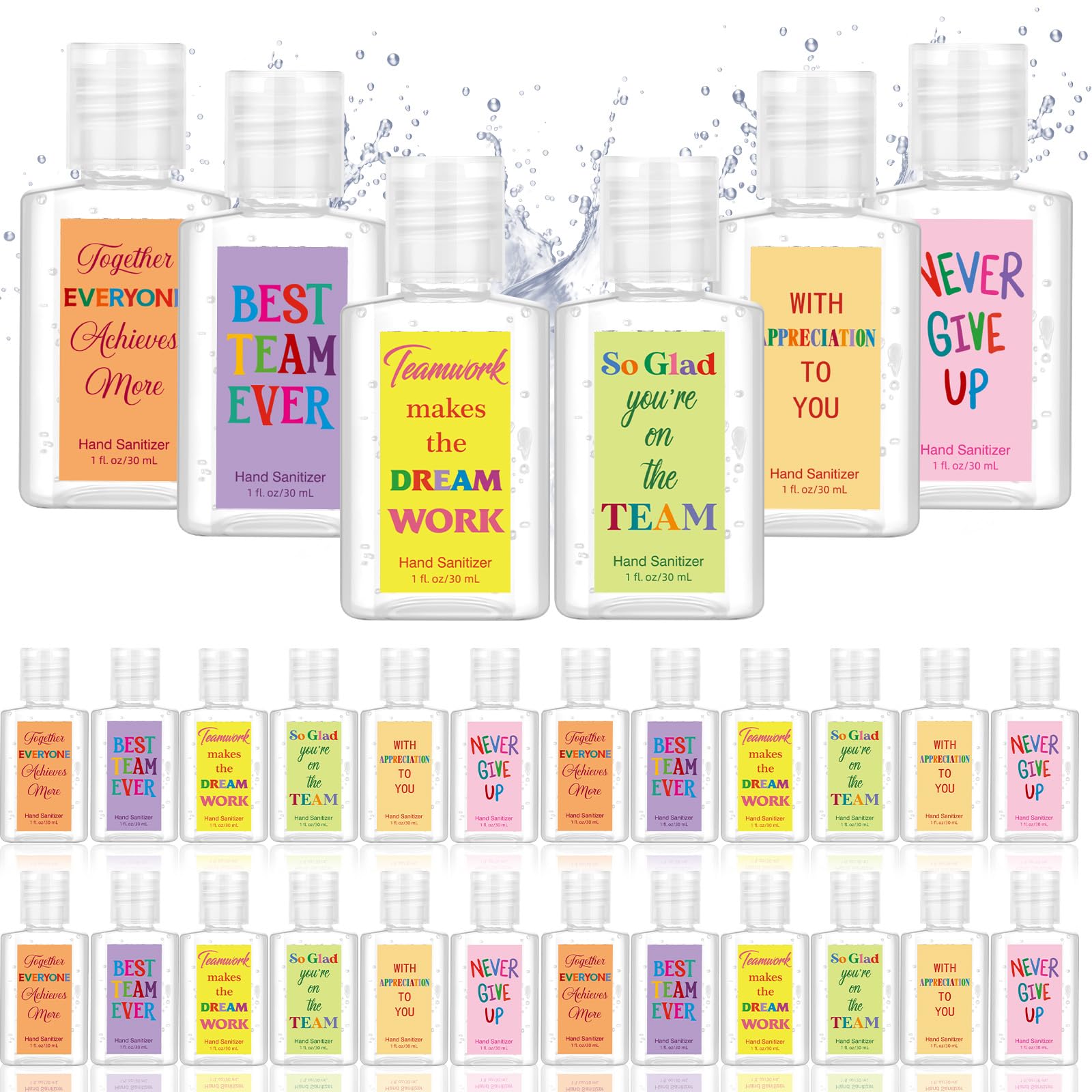 Frienda team appreciation hand sanitizer 1oz bottle for portable hygiene