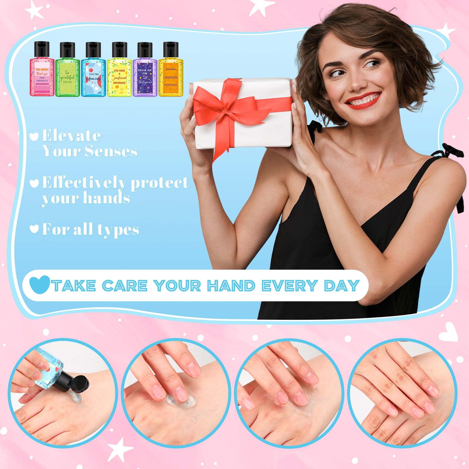 Frienda mini sanitizer aloe vera scent in light green bottle for gentle cleansing.