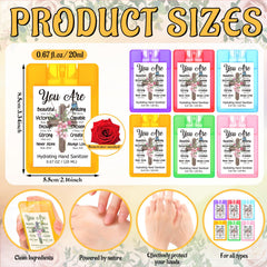 Frienda travel-size 20ml hand sanitizer spray in six styles for on-the-go