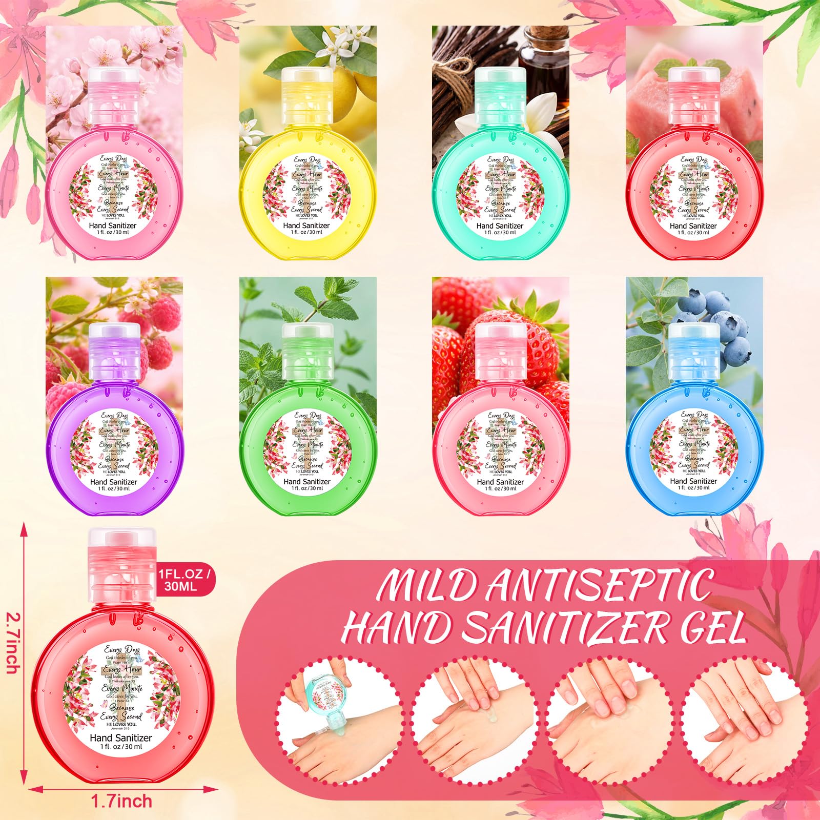 Frienda assorted fragrances including mint, blueberry, berry, strawberry, lemon