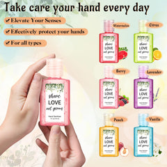 Frienda orange mandarin mini sanitizer, bright aroma for guest gifts.