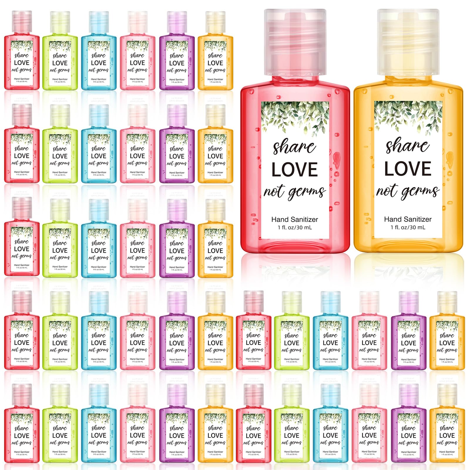 Frienda pink rose scented mini hand sanitizer, ideal wedding guest favors.