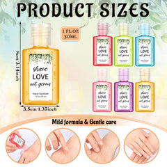 Frienda blue vanilla mini sanitizer, adds fresh scent to celebrations.