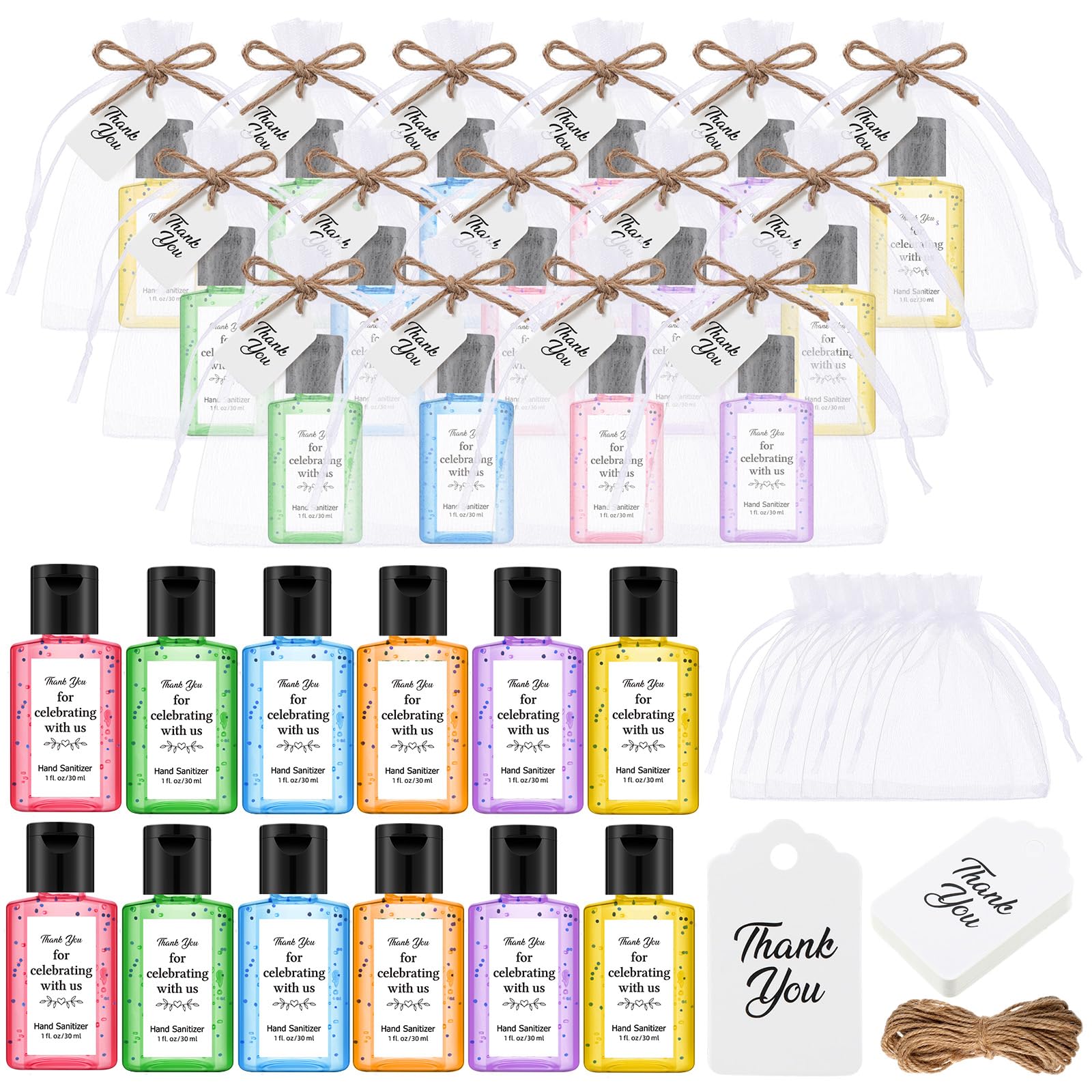 Frienda wedding hand sanitizer gift set packaging for elegant guest favors