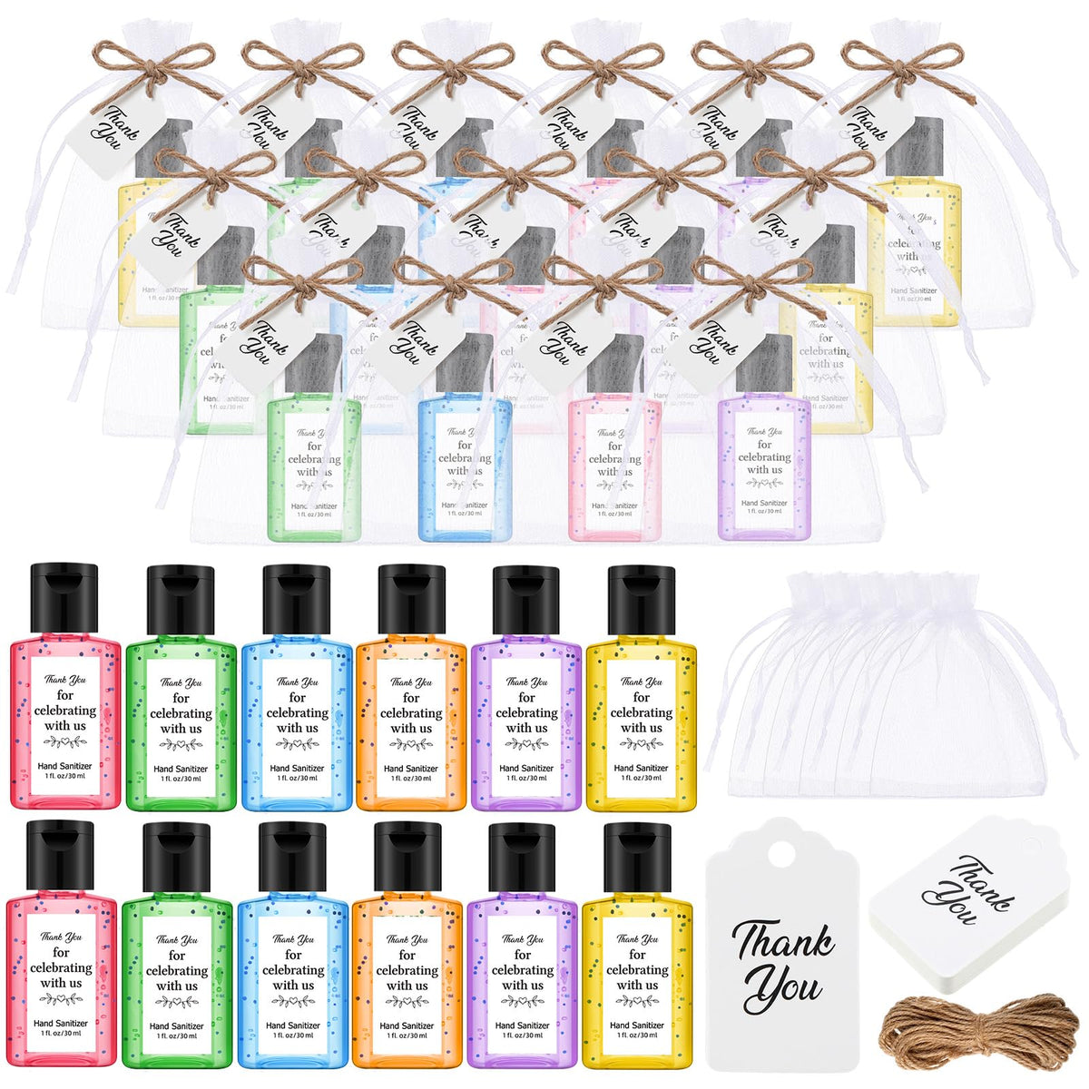 Frienda wedding hand sanitizer gift set packaging for elegant guest favors