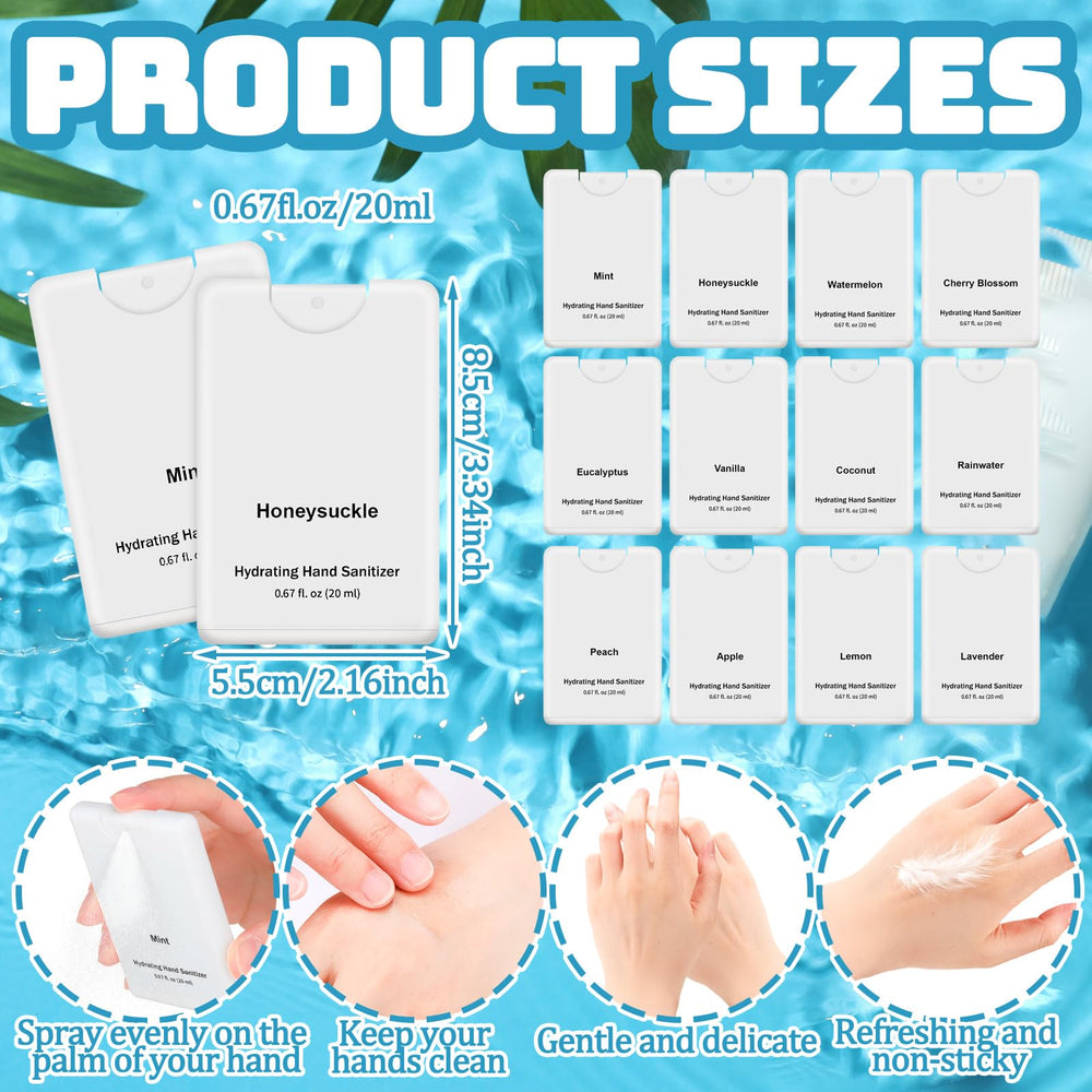 Frienda wedding party favor display with bulk sanitizer sprays