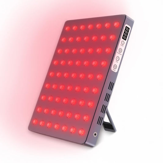 Fringe Red Light Panel front view, compact home therapy setup for everyday use