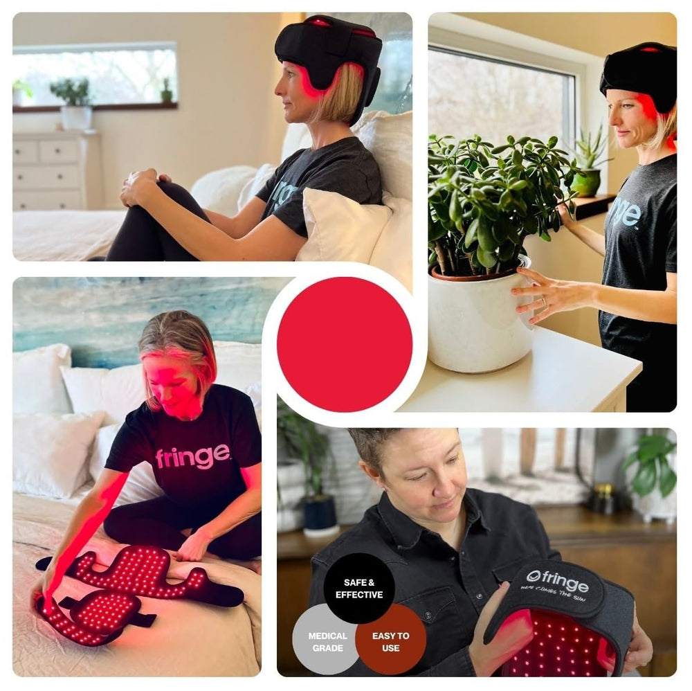 Fringe Red Light Wrap ambient lighting helps set a calm mood