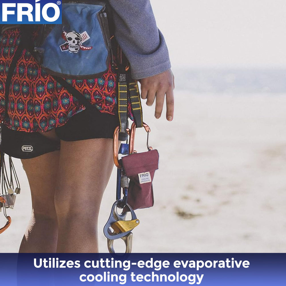 FRIO activation soaking water starts cooling process