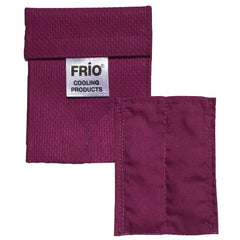 FRIO cooling wallet burgundy holds insulin vial for travel use