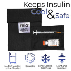 Mini size FRIO wallet ready for travel and easy packing.