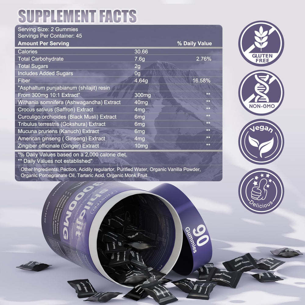 Fristfei Shilajit Gummies on-the-go serving supports busy daily routines