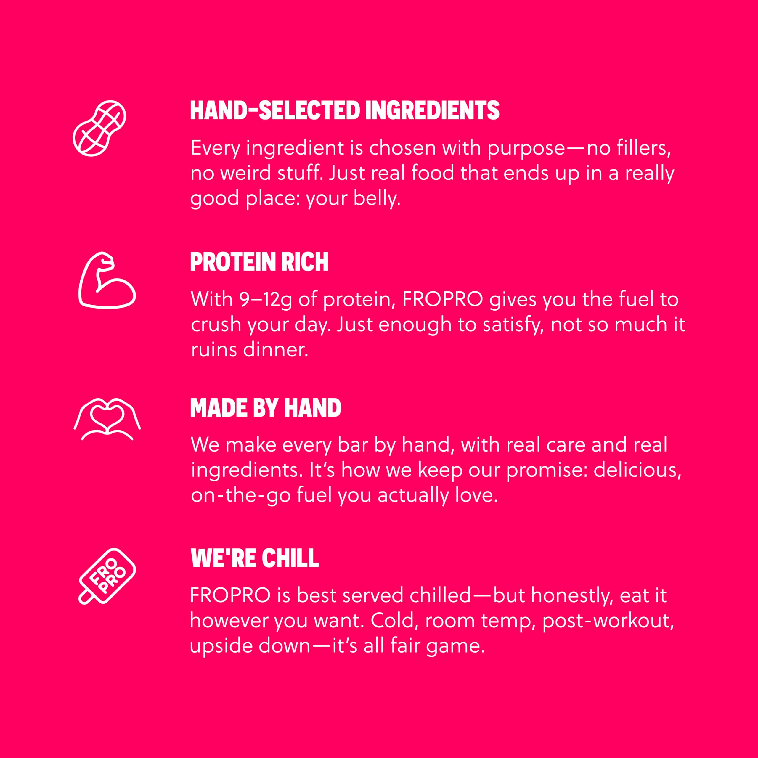 Gluten-free and dairy-free recipe label on bar.