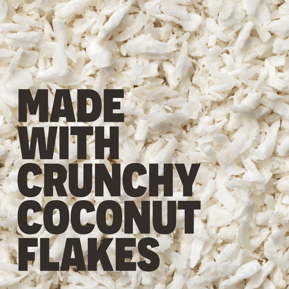 FRO PRO coconut bar nutrition facts show 9-10g protein per bar.
