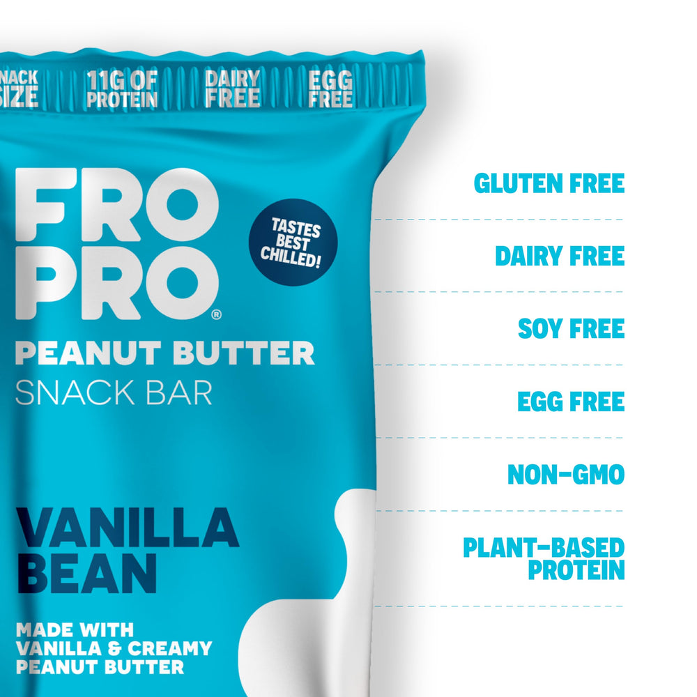 Close-up of FRO PRO vanilla ingredients and honey sweetness.