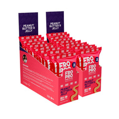 FRO PRO PB&J plant protein bar packaging, ideal on-the-go protein boost.