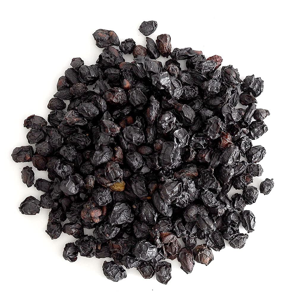 Frontier Co-op elderberries dried, ready for culinary experimentation.