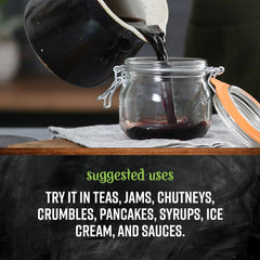 Frontier Co-op elderberries for jams and syrups, vivid hue.
