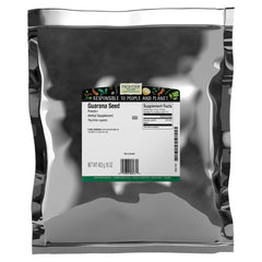 Frontier Co-op Guarana Powder bottle close-up highlighting pure caffeine boost.