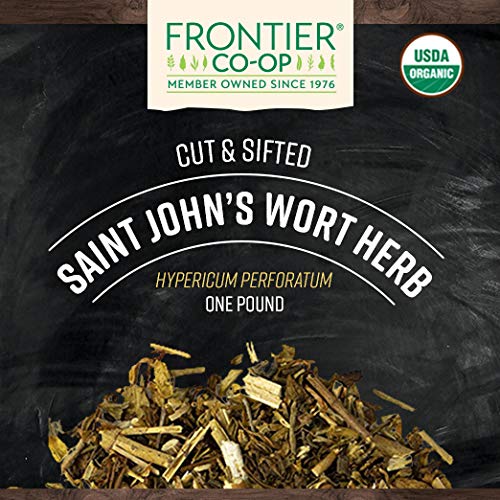 Frontier Co-op Saint John's Wort dried herb in bulk form.