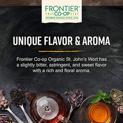 Frontier Co-op Saint John's Wort for tinctures and oil infusions.