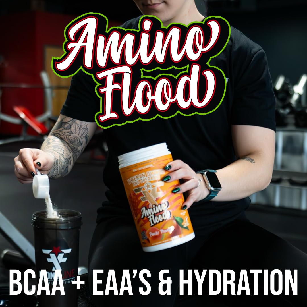 Amino Flood Margarita Twist label highlighting flavor and balance.