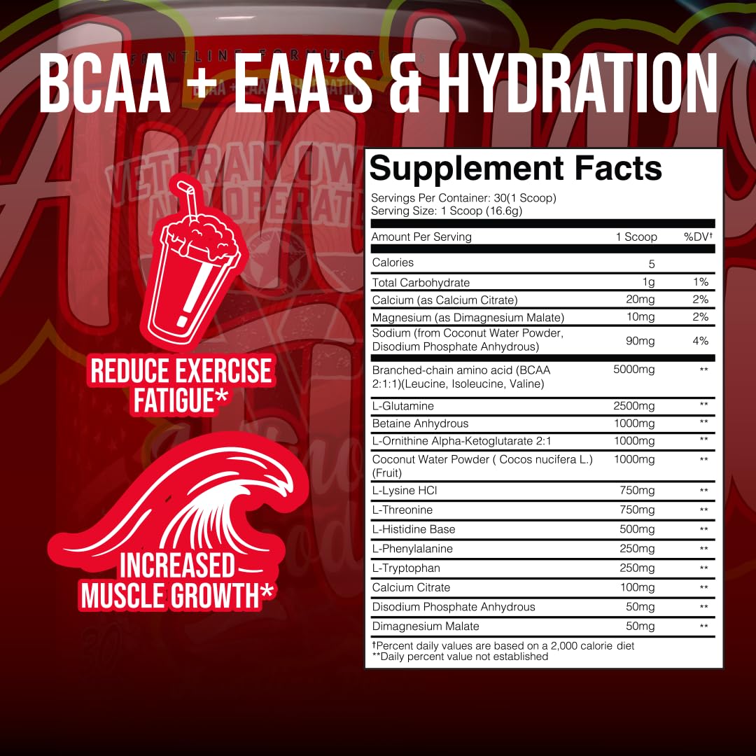 Recovery scene with Amino Flood setup suggesting post-workout replenishment.