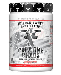 Frontline Formulations Creatine Chaos bottle front for post-workout recovery and lean muscle support