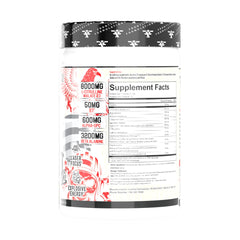 Gauntlet scoop close-up highlights premium ingredients for focus.