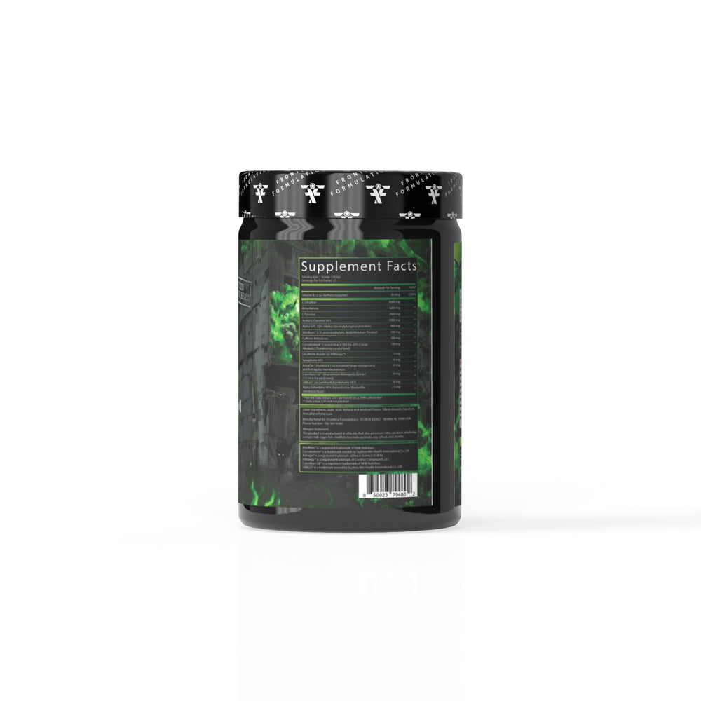 Manhattan Project label closeup—premium ingredients highlighted for performance.