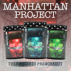 Powder texture of Manhattan Project ready to mix for training