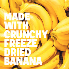 FRO PRO Banana Crunch bar in hand, perfect for midday energy boost.