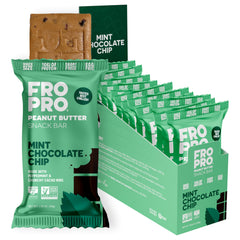 FROPRO Mint Bar packaging shown, convenient protein boost on the go.