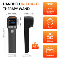 Frovab red light device setup for home use with simple operation.