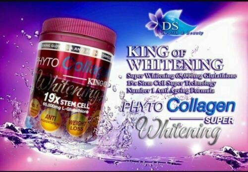 FSM Phyto Collagen Whitening 19X Stem Cell bottle pour demonstrates easy daily use for skin support.