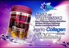 FSM Phyto Collagen Whitening 19X Stem Cell bottle pour demonstrates easy daily use for skin support.