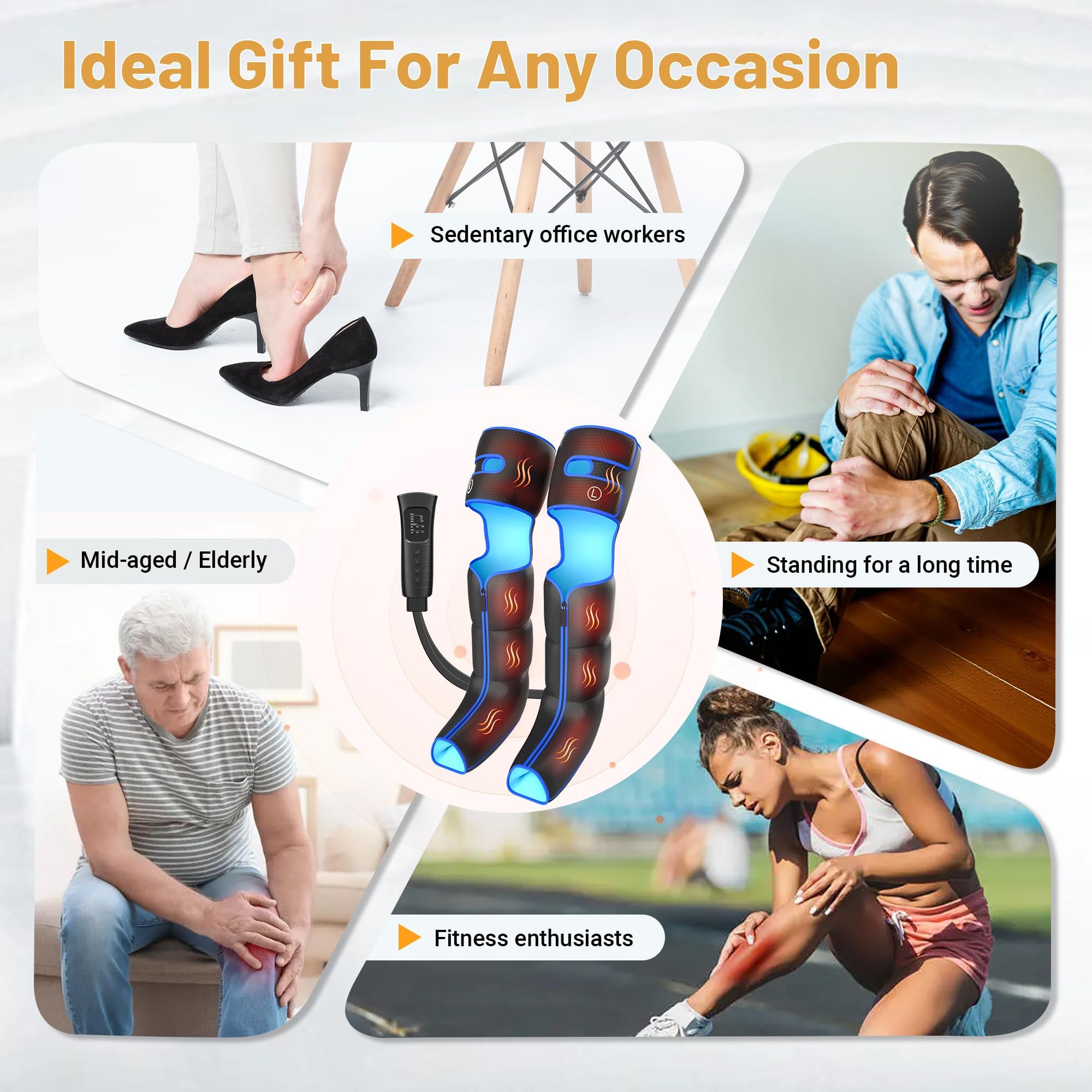 FSUON leg massager portable bag for easy travel storage