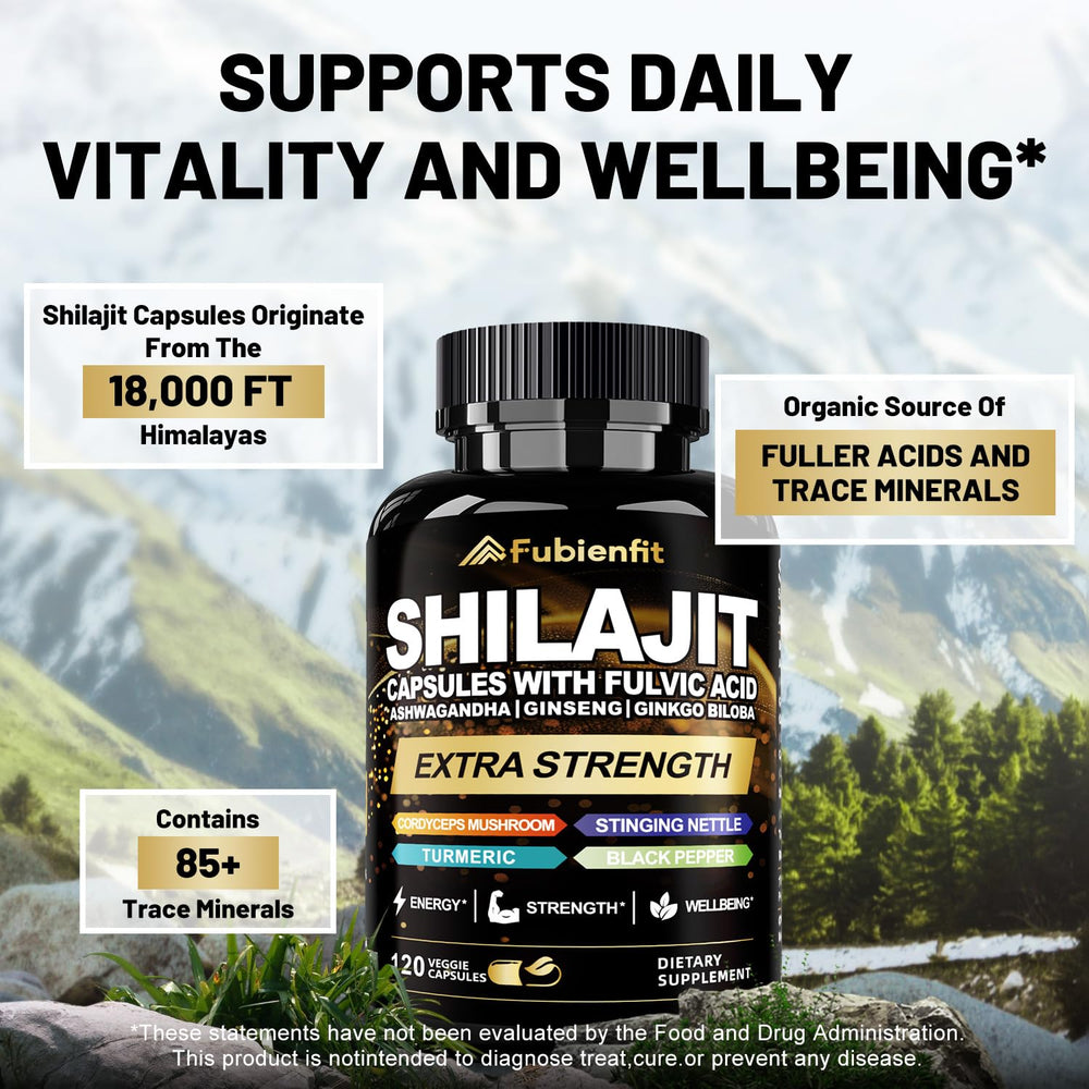 Close-up of Shilajit capsules with smooth texture and swallowable form