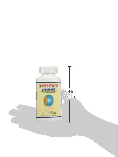 Fucoidan Force manufacturing label confirms FDA-regulated facility and clean water extraction.