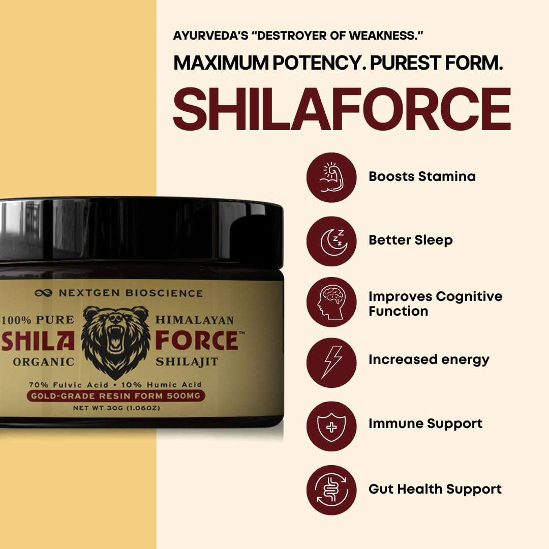 FUCOIDAN FORCE ShilaForce purity lab image emphasizes high fulvic content and quality.