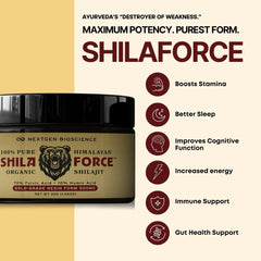 FUCOIDAN FORCE ShilaForce purity lab image emphasizes high fulvic content and quality.