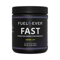 Fuel 4 Ever FAST bottle pour showing refreshing hydration for fasting sessions.