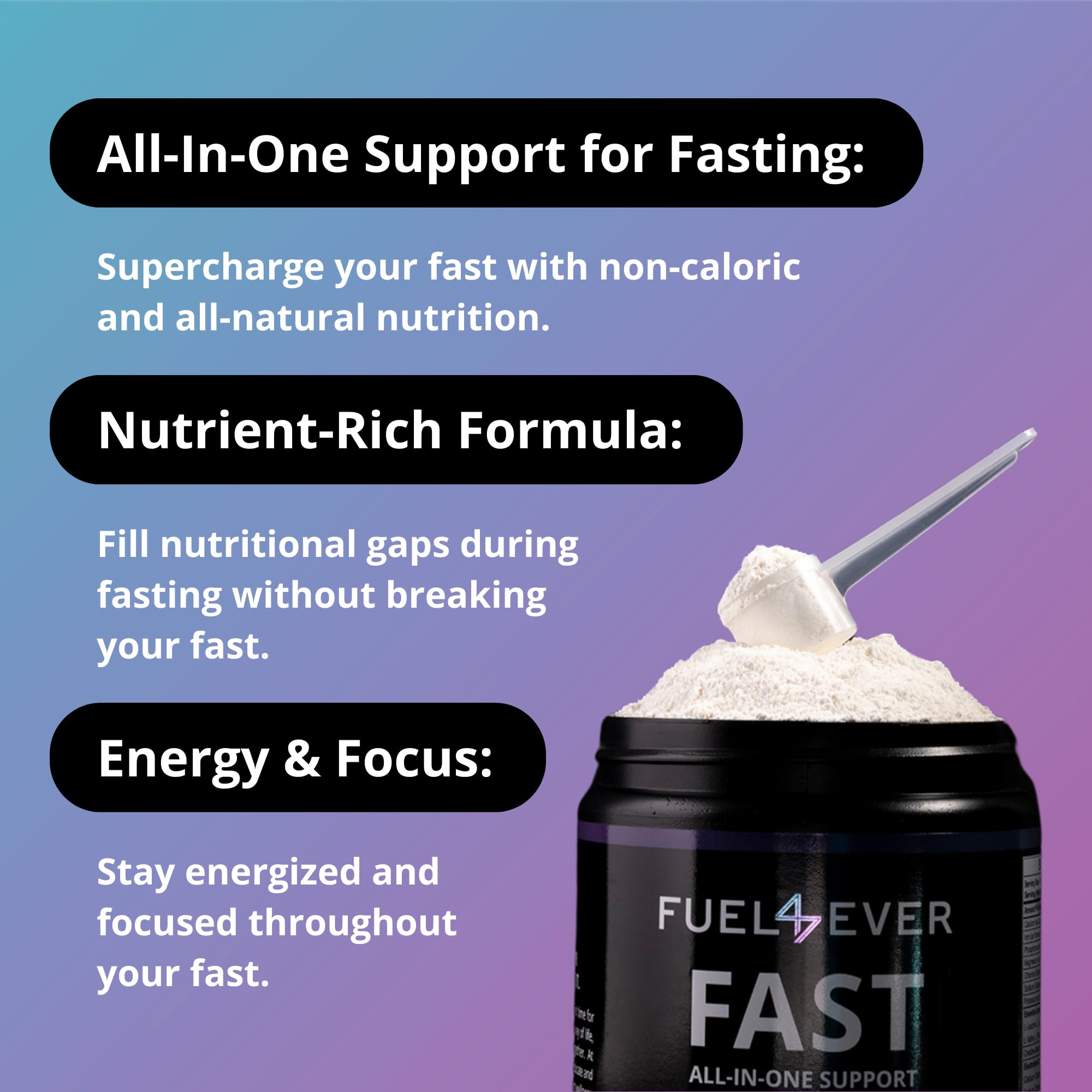 Fuel 4 Ever FAST mixing water glass showing hydration on demand.