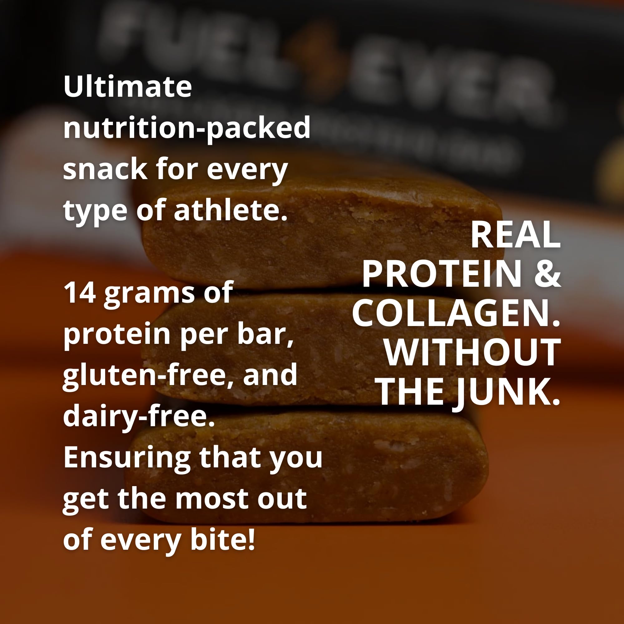 Fuel 4 Ever gluten-free dairy-free bar on the go option.