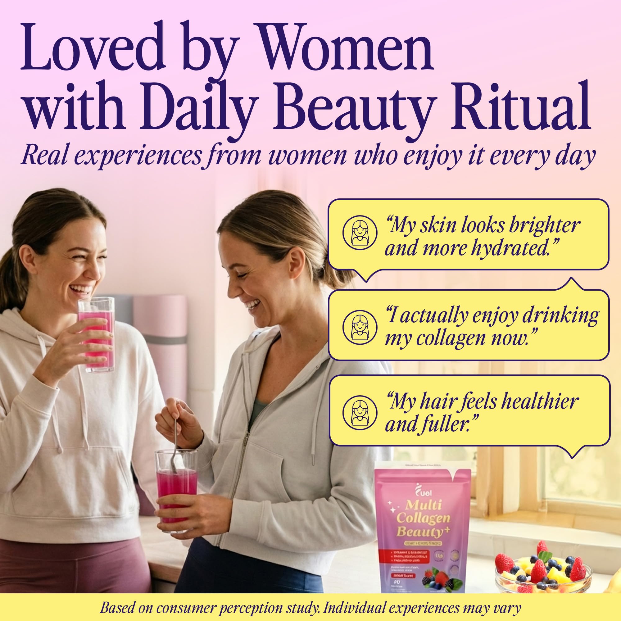 Fuel Multi Collagen shaker mixing powder during a workout.